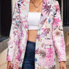 Ellie™ - Chic Floral Print Blazer