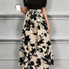 Briony - Floral High-Waist Dress with Ruffle Hem
