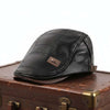 Vegan Leather Flat Cap | COLUMBUS