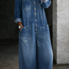 Elena | Jumpsuit with Off-Shoulder Design and Long Sleeves