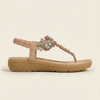 Esmeralda - Jewel sandals with artisanal design