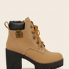 Emma | High-heeled ankle boots with platform