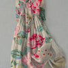Madeleine | Elegant Pastel Floral Dress