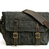 Scott - Men’s Waxed Canvas Leather Crossbody Bag