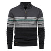 Henry™ - Stylish Fair Isle Half Zip Sweater