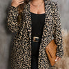 Olivia™ - Stylish Plus Size Leopard Pattern Blazer