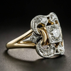 Vintage Gold Ring with Zirconias